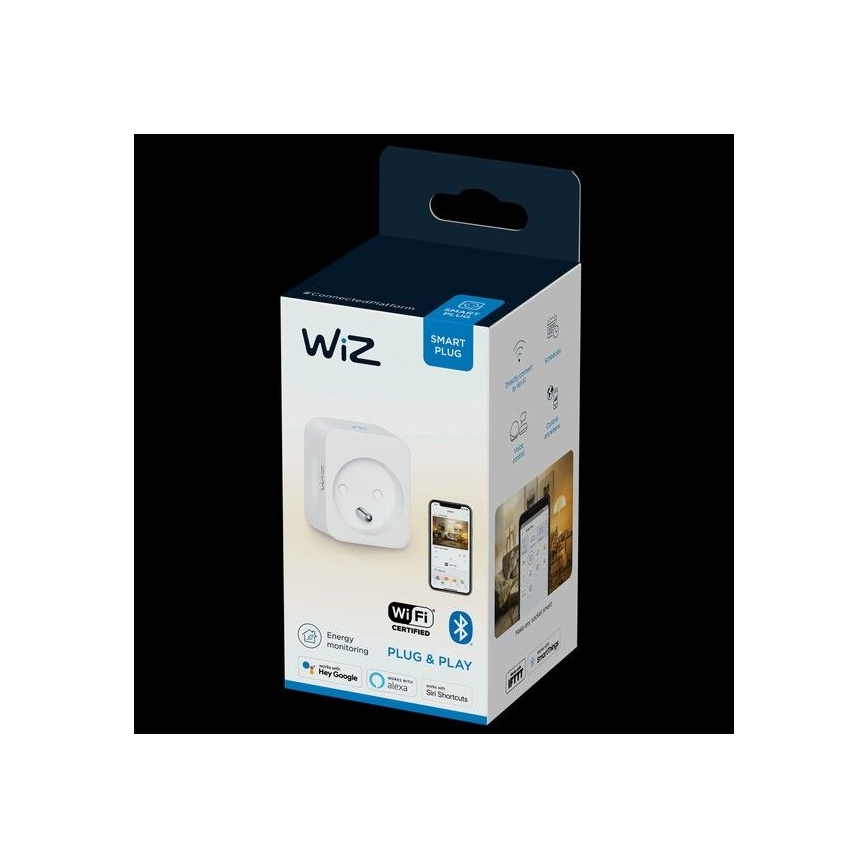WiZ - Išmanusis lizdas E 2300W + galios matuoklis Wi-Fi