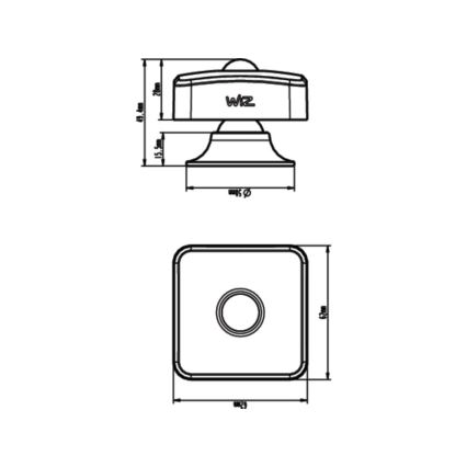 WiZ – Judesio jutiklis 1xLR6 Wi-Fi