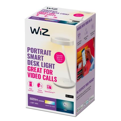 WiZ - LED pritemdomas stalinis šviestuvas PORTRAIT LED/10W/5V Wi-Fi 2700-6500K CRI 90