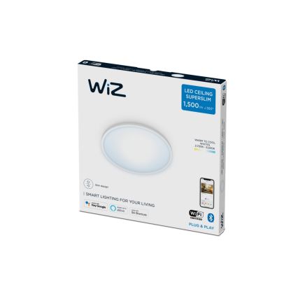 WiZ - LED Reguliuojama lubinis šviestuvas SUPERSLIM LED/16W/230V 2700-6500K Wi-Fi