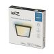 WiZ - LED Reguliuojamas lubinis šviestuvas SUPERSLIM LED/12W/230V 2700-6500K Wi-Fi juodas