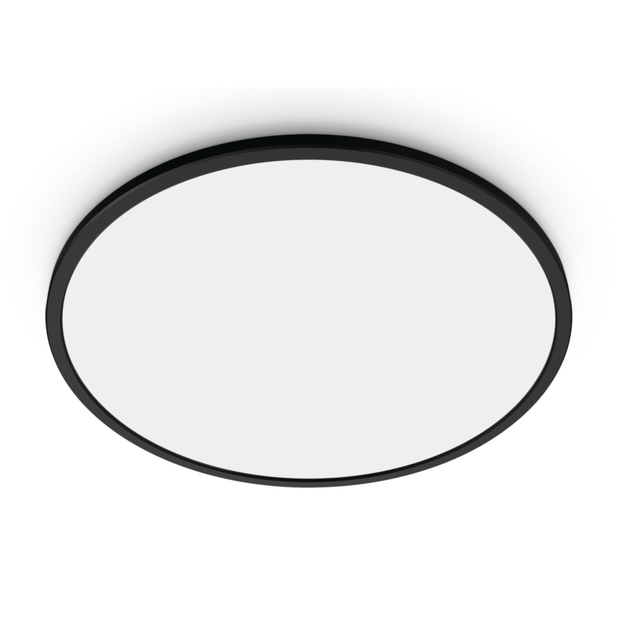 WiZ - LED Reguliuojamas lubinis šviestuvas SUPERSLIM LED/14W/230V 2700-6500K Wi-Fi juodas