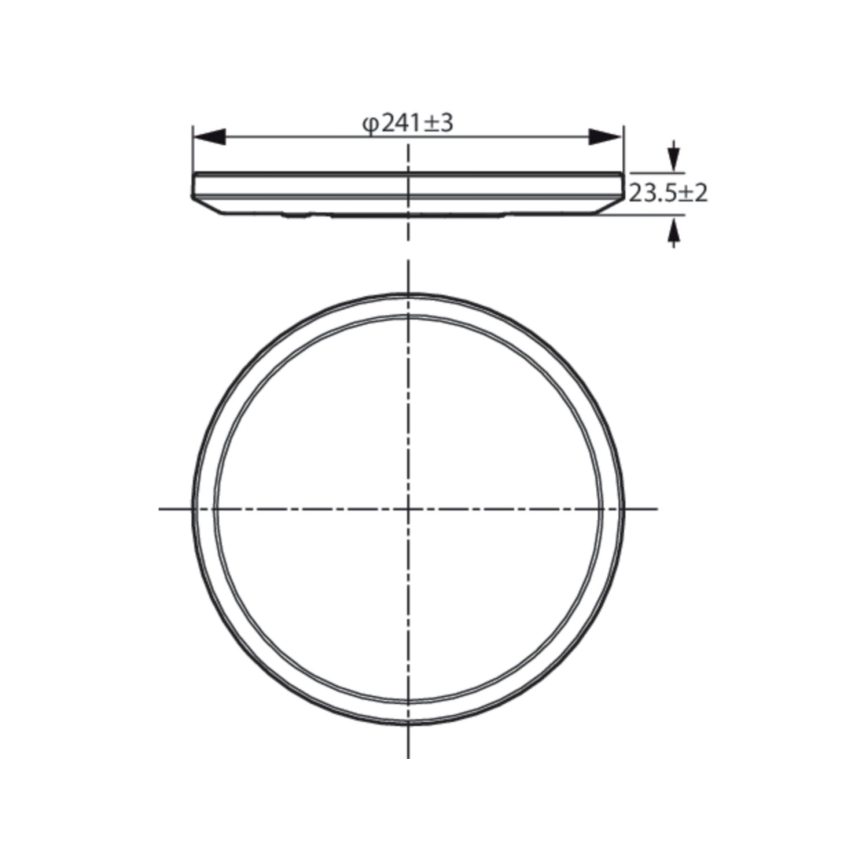 WiZ - LED Reguliuojamas lubinis šviestuvas SUPERSLIM LED/14W/230V 2700-6500K Wi-Fi juodas