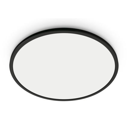 WiZ - LED Reguliuojamas lubinis šviestuvas SUPERSLIM LED/16W/230V 2700-6500K Wi-Fi juodas