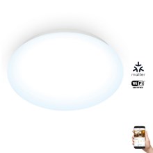 WiZ - LED Reguliuojamas lubinis šviestuvas SUPERSLIM LED/17W/230V 4000K Wi-Fi
