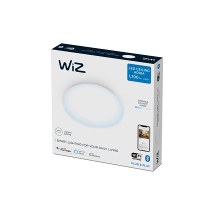 WiZ - LED Reguliuojamas lubinis šviestuvas SUPERSLIM LED/17W/230V 4000K Wi-Fi