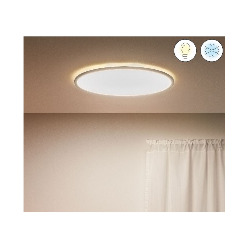 WiZ - LED Reguliuojamas lubinis šviestuvas SUPERSLIM LED/32W/230V 2700-6500K Wi-Fi baltas