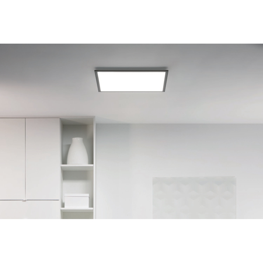 WiZ - LED Reguliuojamas lubinis šviestuvas SUPERSLIM LED/36W/230V 2700-6500K Wi-Fi juodas