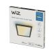 WiZ - LED Reguliuojamas lubinis šviestuvas SUPERSLIM LED/36W/230V 2700-6500K Wi-Fi juodas
