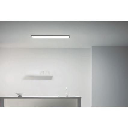 WiZ - LED Reguliuojamas skydelis SUPERSLIM LED/36W/230V 2700-6500K Wi-Fi juodas