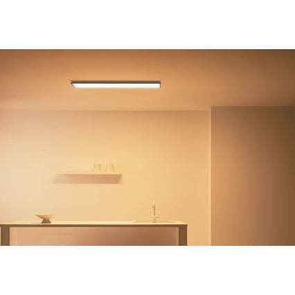 WiZ - LED Reguliuojamas skydelis SUPERSLIM LED/36W/230V 2700-6500K Wi-Fi juodas