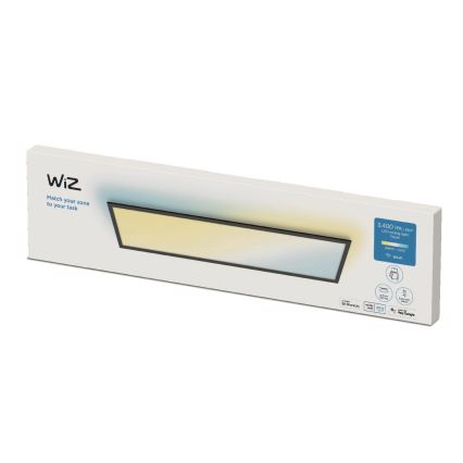 WiZ - LED Reguliuojamas skydelis SUPERSLIM LED/36W/230V 2700-6500K Wi-Fi juodas