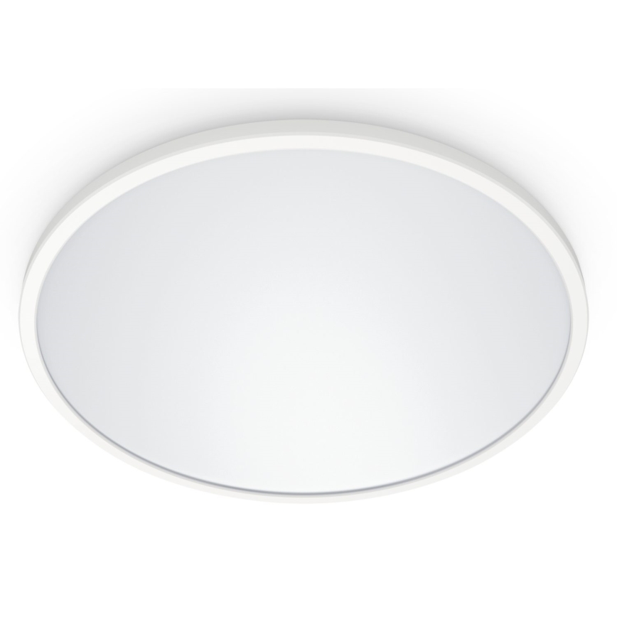 WiZ - LED Reguliupjamas lubinis šviestuvas SUPERSLIM LED/22W/230V 2700-6500K Wi-Fi baltas