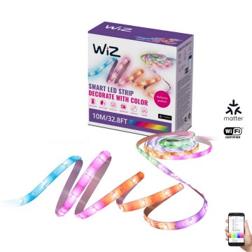 WiZ - LED RGBIC Reguliuojama juosta 10m LED/21W/230V 2700-6500K Wi-Fi