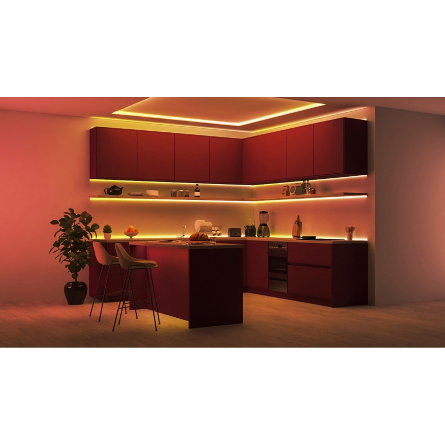 WiZ - LED RGBIC Reguliuojama juostelė 10m LED/21W/230V 2700-6500K Wi-Fi