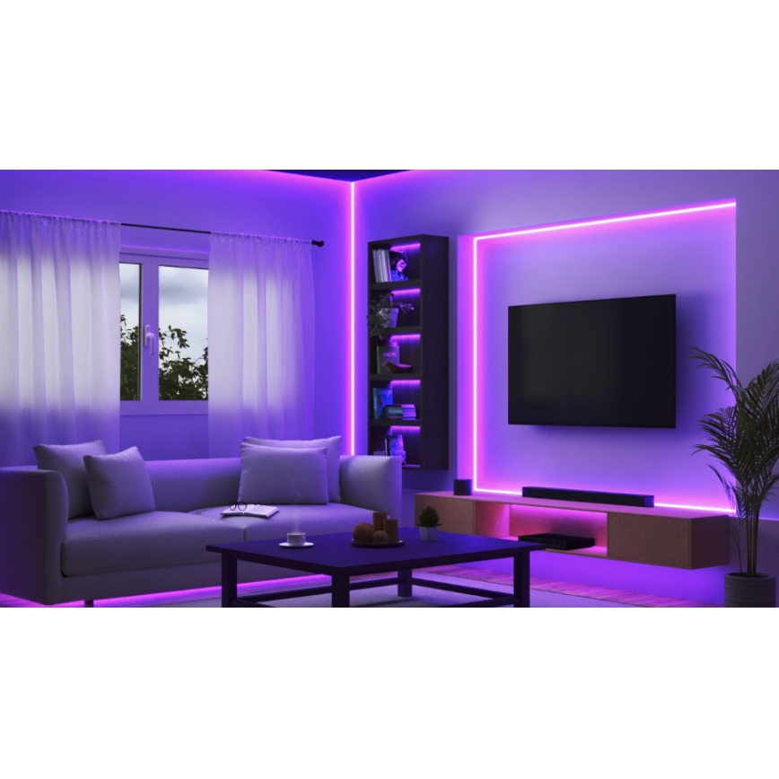 WiZ - LED RGBW Reguliuojama juostelė 10m LED/12W/230V 2700-6500K Wi-Fi