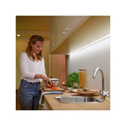 WiZ - LED RGBW Reguliuojama juostelė 1m LED/11W/12V 2700-6500K Wi-Fi