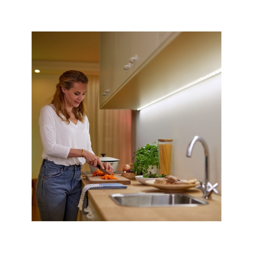 WiZ - LED RGBW Reguliuojama juostelė 1m LED/11W/12V 2700-6500K Wi-Fi