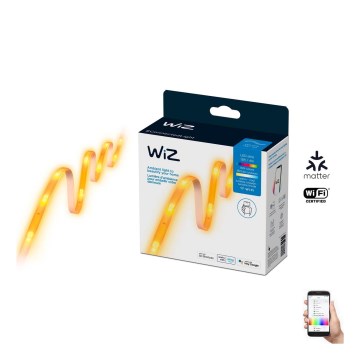 WiZ - LED RGBW Reguliuojama juostelė 4m LED/13W/230V 2700-6500K Wi-Fi