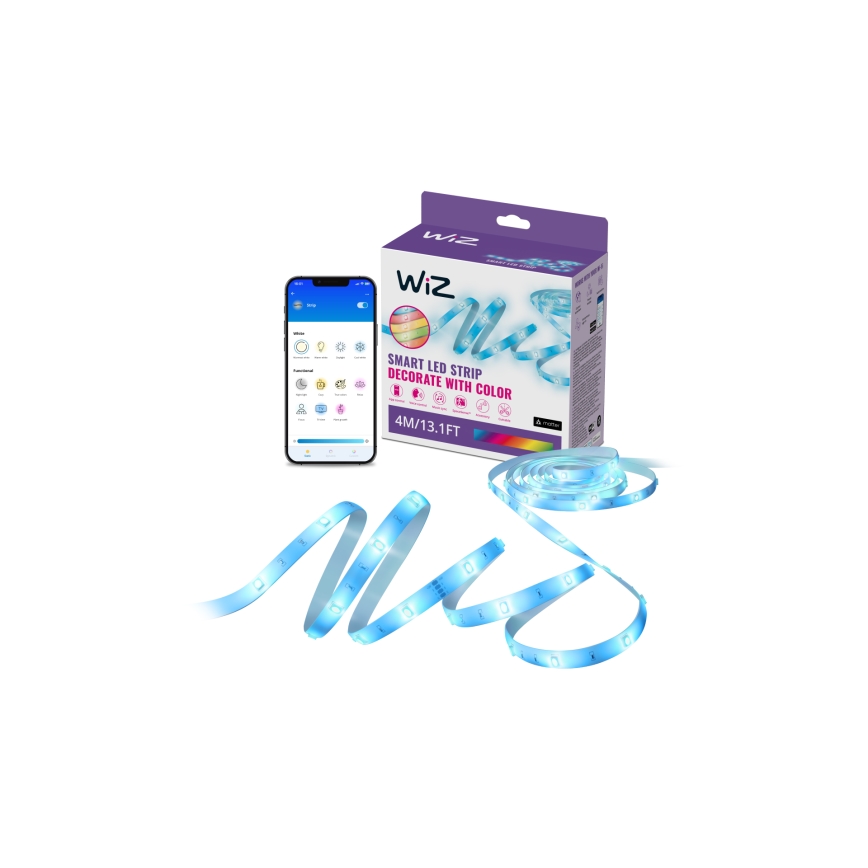 WiZ - LED RGBW Reguliuojama juostelė 4m LED/6,5/230V 2700-6500K Wi-Fi
