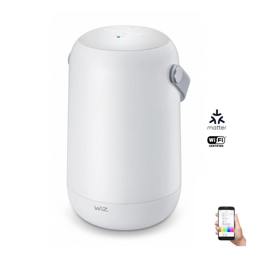 WiZ - LED RGBW Reguliuojama nešiojama lempa MOBILE LED/13,5W/5V 2200-6500K Wi-Fi 1800 mAh