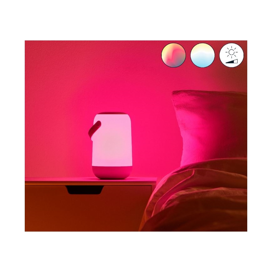 WiZ - LED RGBW Reguliuojama nešiojama lempa MOBILE LED/13,5W/5V Wi-Fi