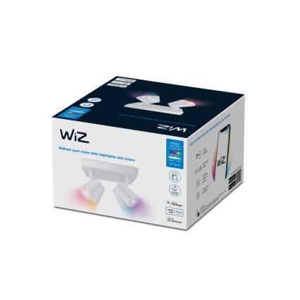 WiZ - LED RGBW Reguliuojamas akcentinis šviestuvas IMAGEO 4xGU10/4,9W/230V 2200-6500K Wi-Fi CRI 90 baltas