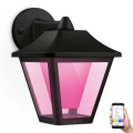 WiZ - LED RGBW Reguliuojamas lauko sieninis šviestuvas LED/9,5W/230V 2700-5000K IP44 Wi-Fi