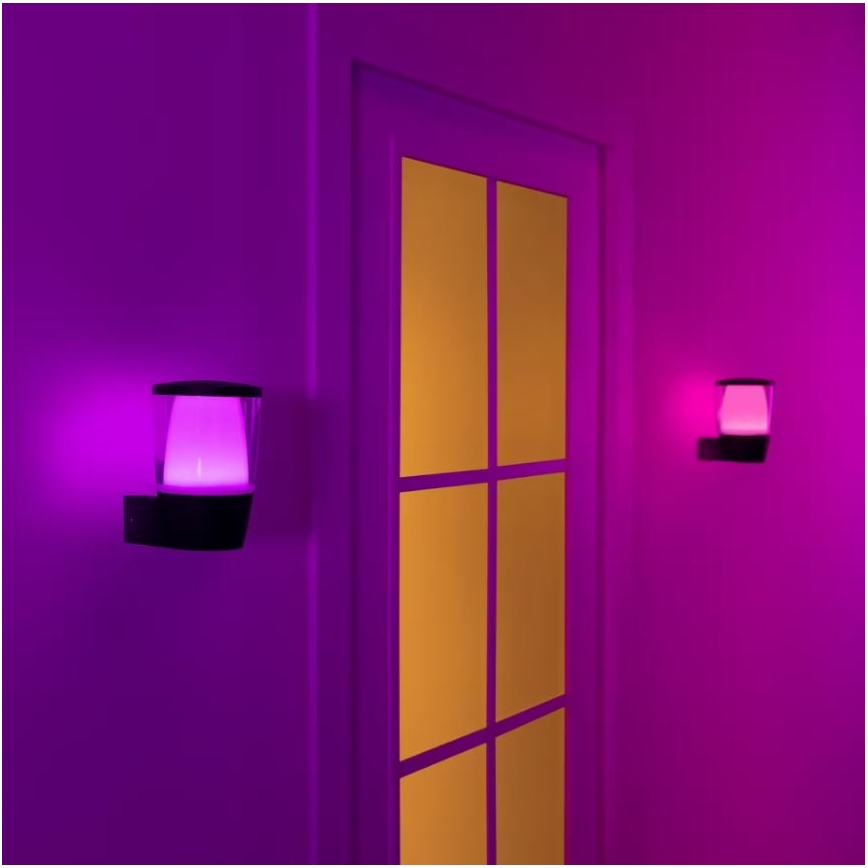 WiZ - LED RGBWReguliuojamas lauko sieninis šviestuvas ELPAS LED/8,5W/230V 2700–5000K IP44 Wi-Fi