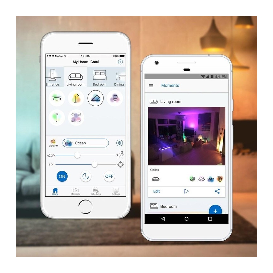 WiZ - LED RGBW reguliuojamas vonios kambario lubų šviestuvas STELLAR LED/23W/230V 2200-6500K IP23 Wi-Fi + nuotolinio valdymo pultas