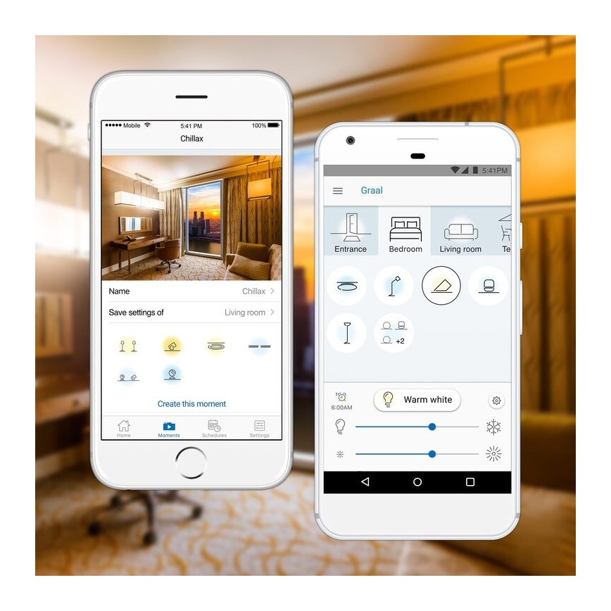 WiZ - LED RGBW reguliuojamas vonios kambario lubų šviestuvas STELLAR LED/23W/230V 2200-6500K IP23 Wi-Fi + nuotolinio valdymo pultas