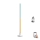 WiZ - LED RGBW Reguliuojamas toršeras POLE LED/13W/230V 2200-6500K Wi-Fi