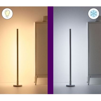 WiZ - LED RGBW Reguliuojamas toršeras POLE LED/13W/230V 2200-6500K Wi-Fi