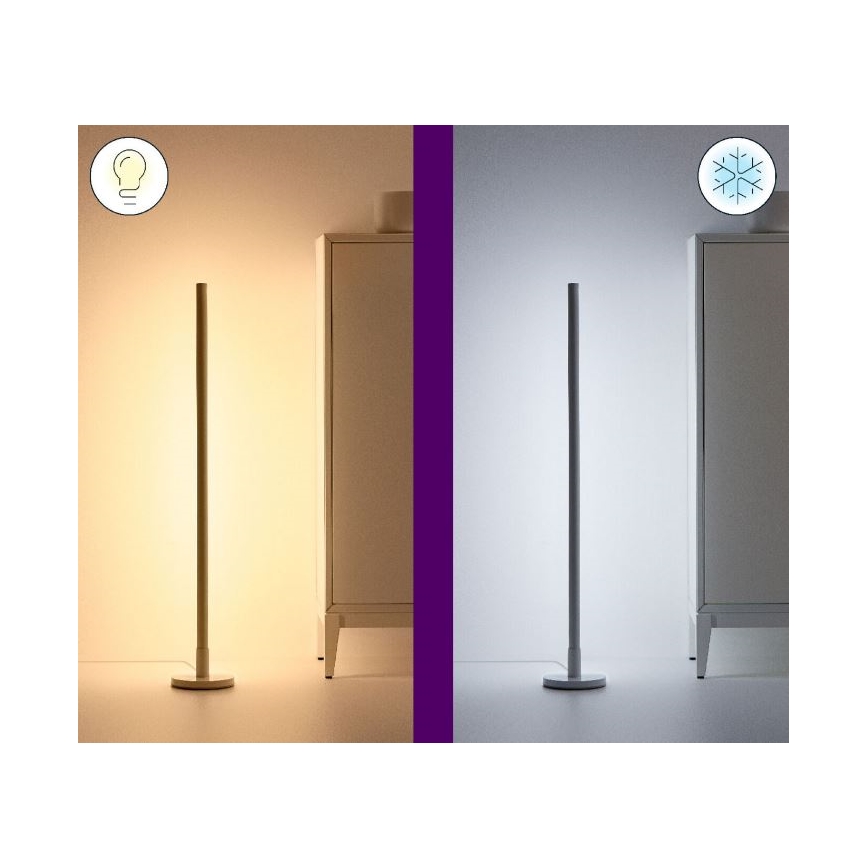 WiZ - LED RGBW Reguliuojamas toršeras POLE LED/13W/230V 2200-6500K Wi-Fi