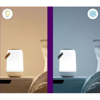 WiZ - LED RGBW Reguliuojama nešiojama lempa MOBILE LED/13,5W/5V 2200-6500K Wi-Fi 1800 mAh