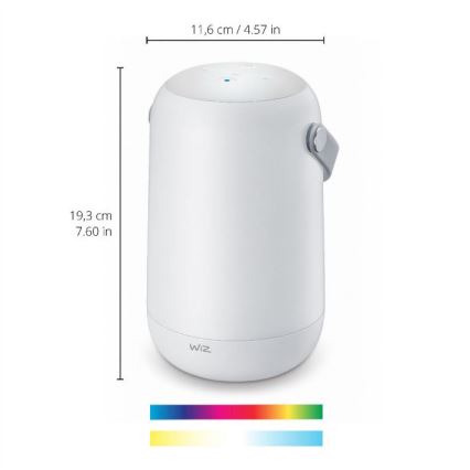 WiZ - LED RGBW Reguliuojama nešiojama lempa MOBILE LED/13,5W/5V 2200-6500K Wi-Fi 1800 mAh
