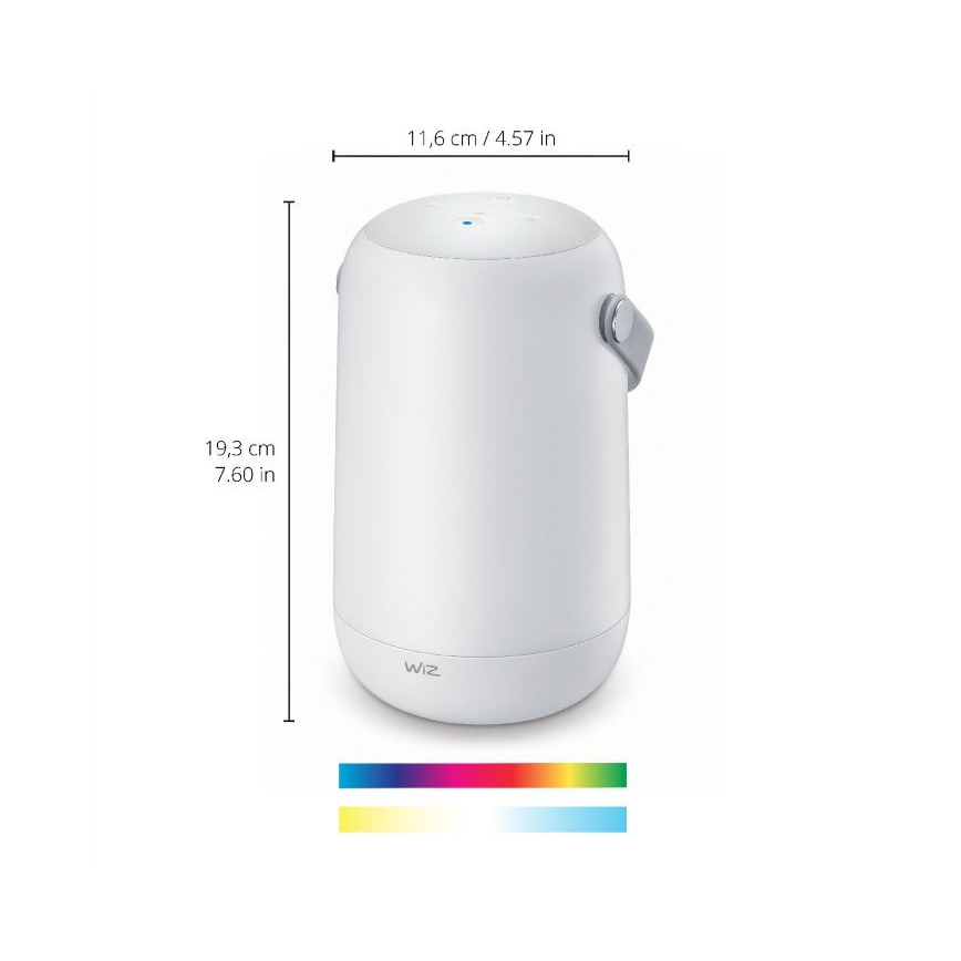 WiZ - LED RGBW Reguliuojama nešiojama lempa MOBILE LED/13,5W/5V 2200-6500K Wi-Fi 1800 mAh