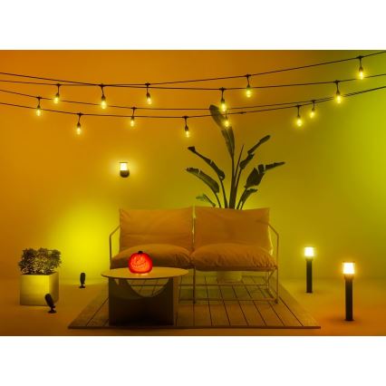 WiZ - Prailgintuvo rinkinys LED RGBW šviesos reguliavimas lauko lempa ELPAS LED/3,6W/12V 2700-5000K IP65 Wi-Fi