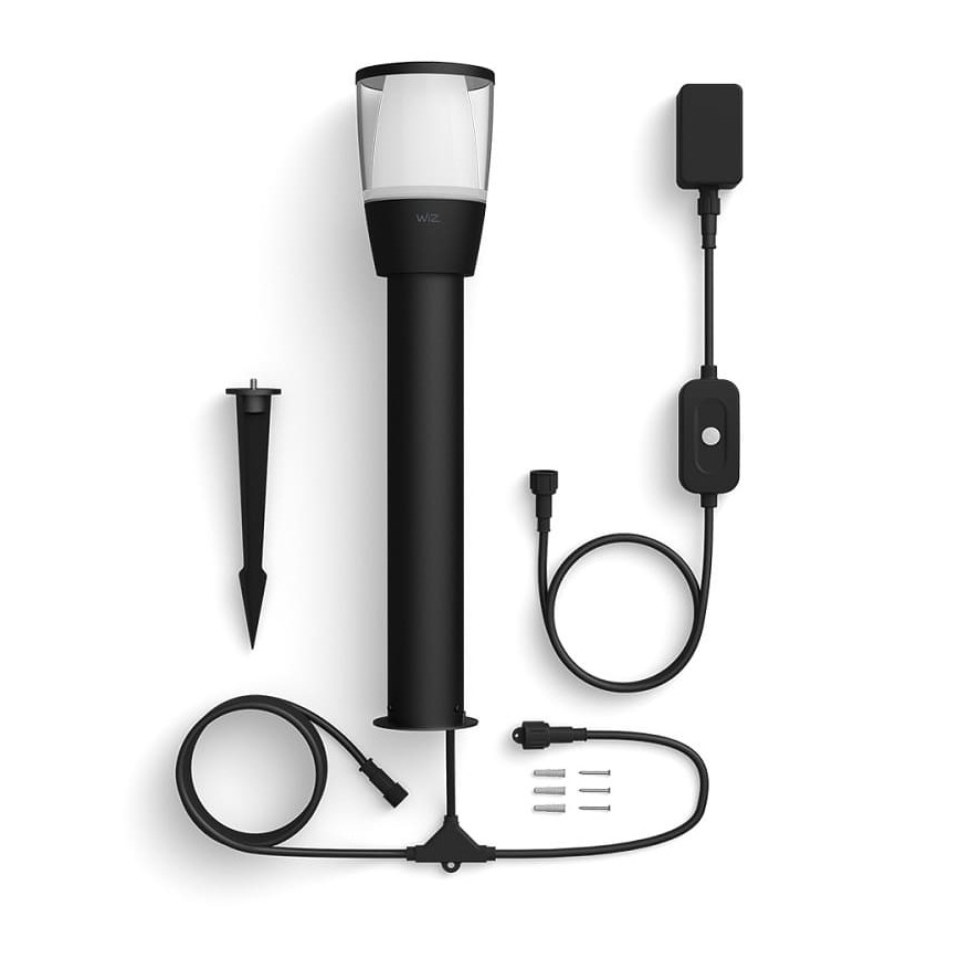WiZ - LED RGBW šviesos reguliavimas lauko lempa ELPAS LED/4,8W/12/230V 2700-5000K IP65 Wi-Fi