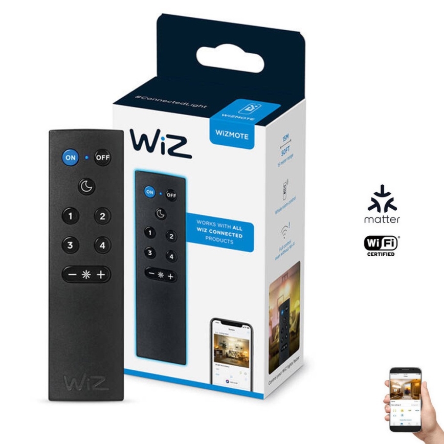 WiZ - Nuotolinio valdymo pultas WIZMOTE 2xAAA Wi-Fi