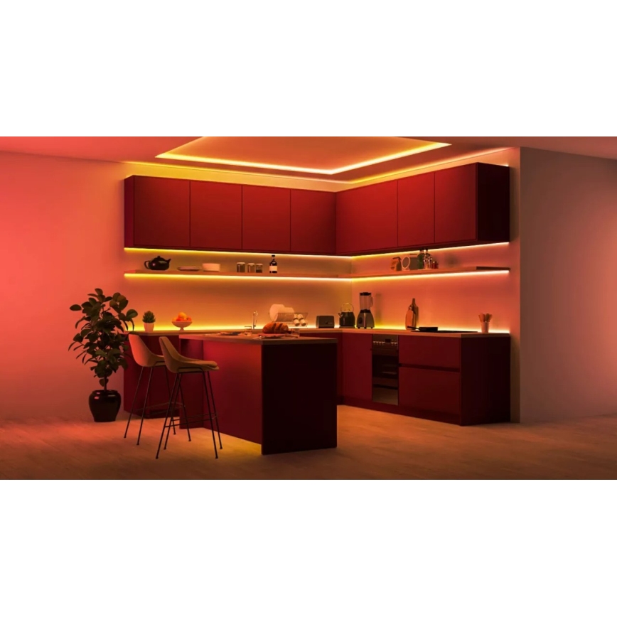 WiZ - RGBIC reguliuojama LED juosta 4m LED/10,2W/5V 2700-6500K Wi-Fi