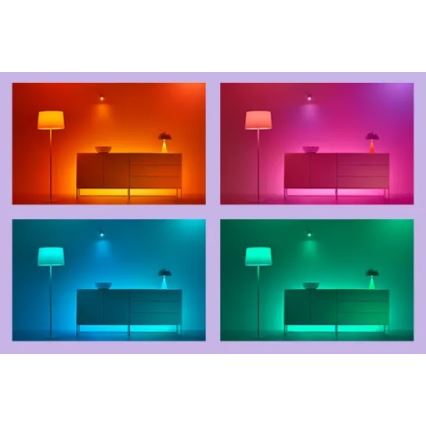 WiZ - RGBIC reguliuojama LED juosta 4m LED/10,2W/5V 2700-6500K Wi-Fi