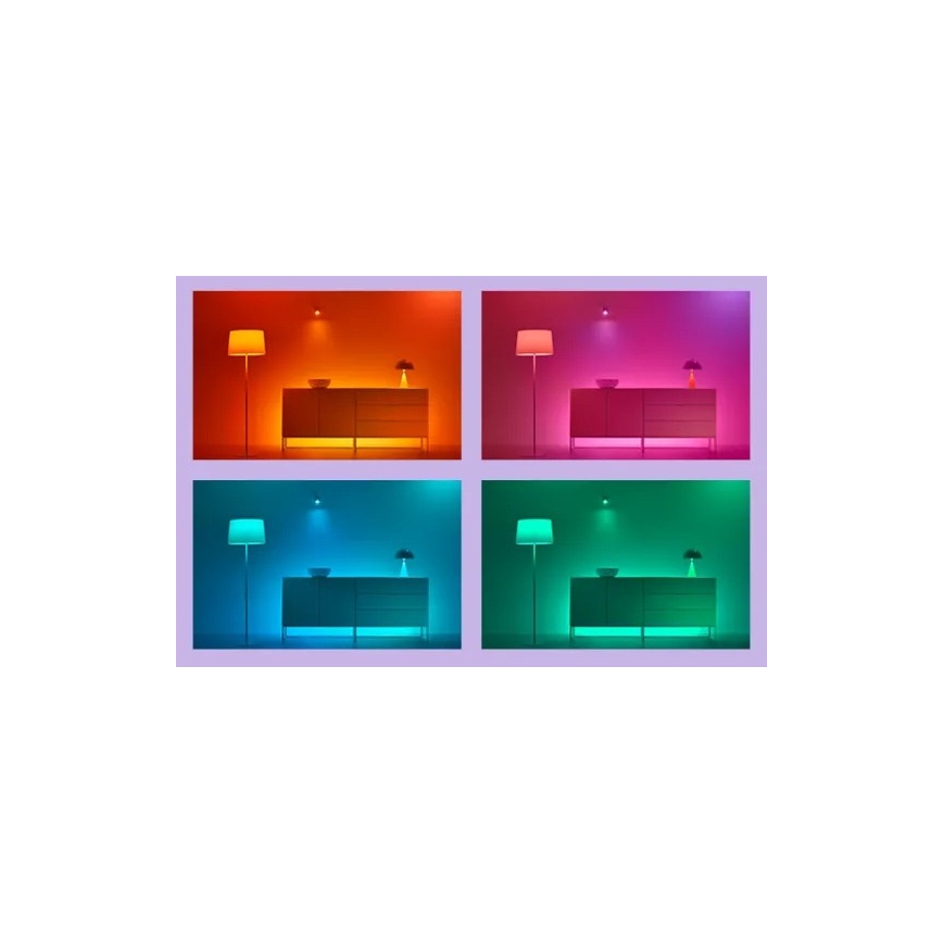 WiZ - RGBIC reguliuojama LED juosta 4m LED/10,2W/5V 2700-6500K Wi-Fi