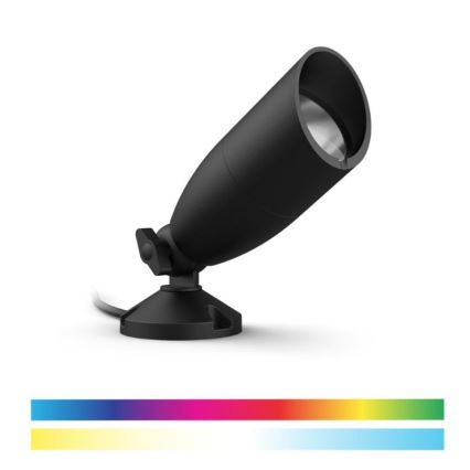 WiZ -RINKINYS 2x LED RGBW Reguliuojamas lauko šviestuvas SPOT LED/10W/230V 2700-5000K IP65 Wi-Fi
