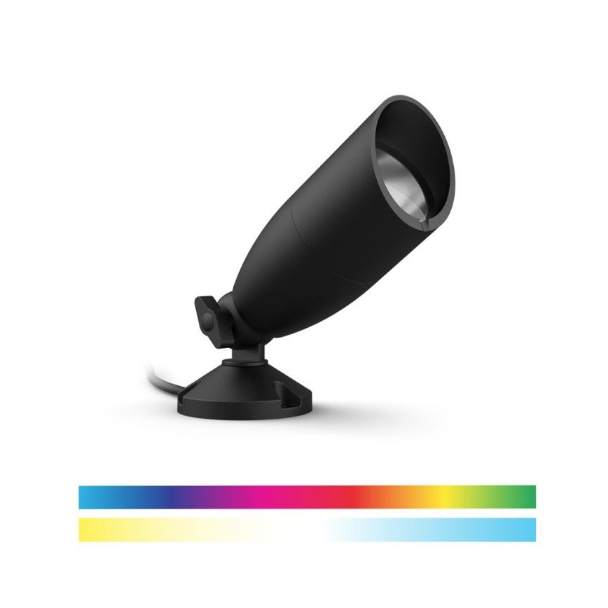 WiZ -RINKINYS 2x LED RGBW Reguliuojamas lauko šviestuvas SPOT LED/10W/230V 2700-5000K IP65 Wi-Fi