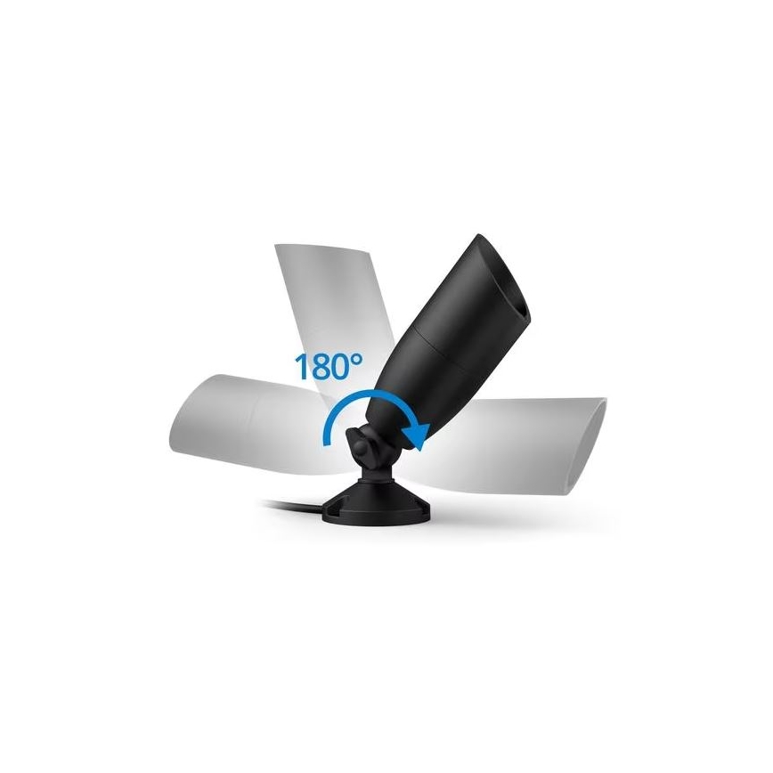 WiZ -RINKINYS 2x LED RGBW Reguliuojamas lauko šviestuvas SPOT LED/10W/230V 2700-5000K IP65 Wi-Fi
