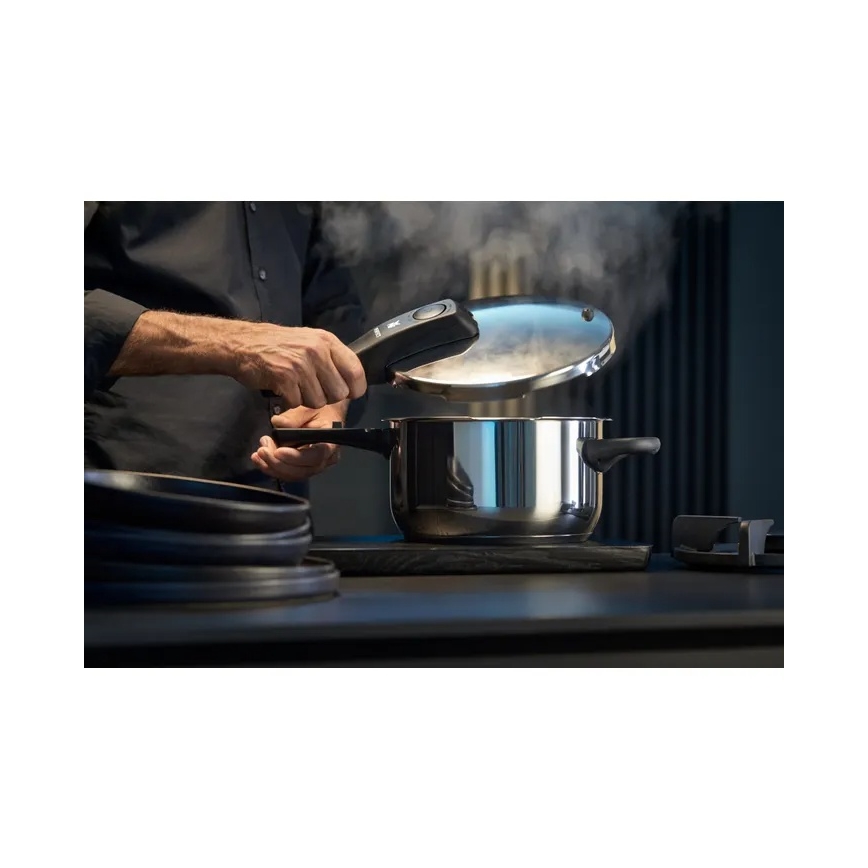 WMF - 6,5 l + 3 l PERFECT slėginių puodų rinkinys, nerūdijančio plieno