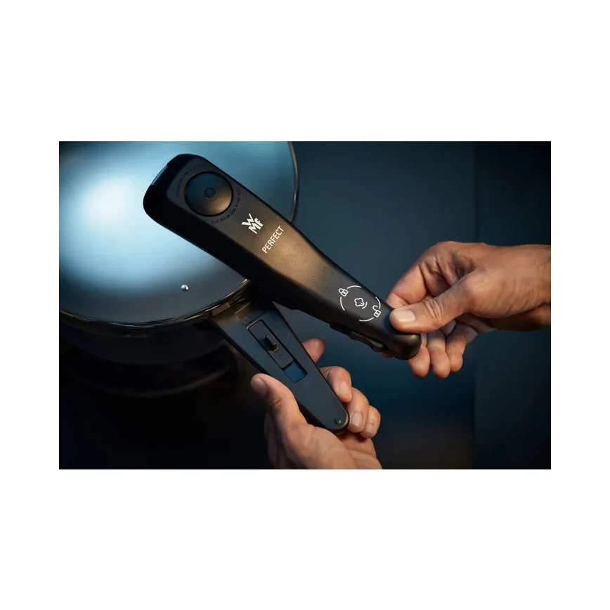 WMF - 6,5 l + 3 l PERFECT slėginių puodų rinkinys, nerūdijančio plieno