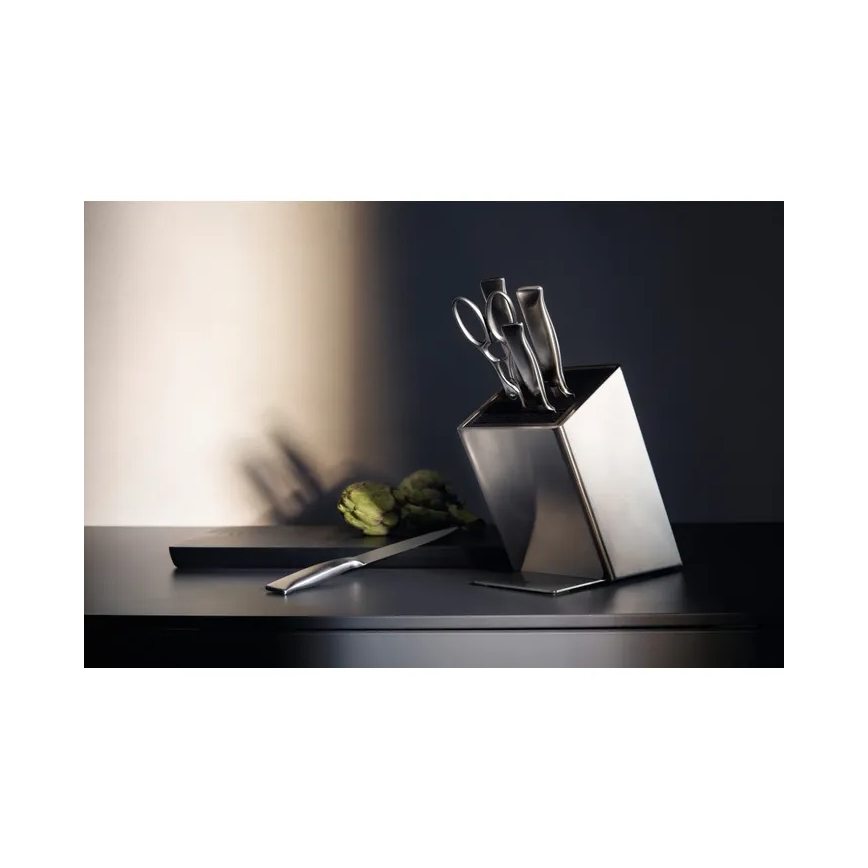 WMF - 6 vnt. virtuvinių peilių rinkinys su stovu GRAND GOURMET