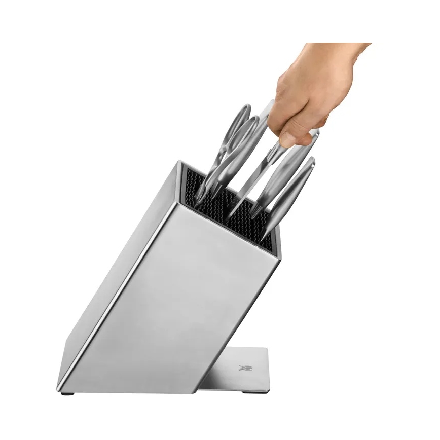 WMF - 6 vnt. virtuvinių peilių rinkinys su stovu GRAND GOURMET